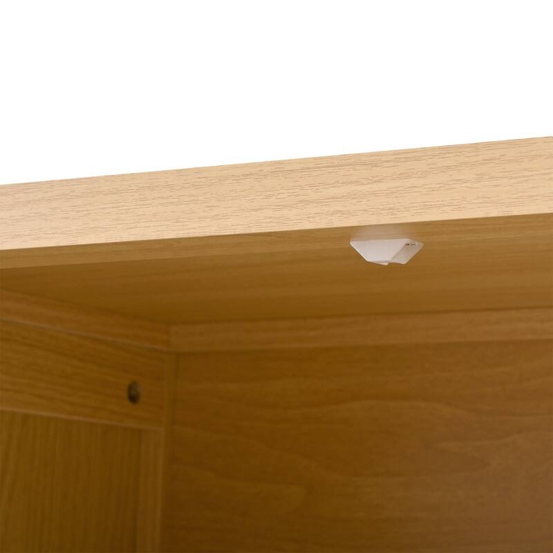 Farmhouse 70" Tall Kitchen Pantry Cabinet,Freestanding Wooden Kitchen Cupboard with 6 Door Shelves and 3 Drawers