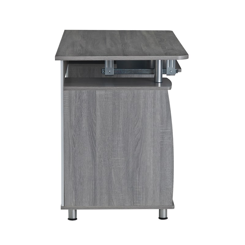Modern Designs Grey MDF Multifunctional Office Desk With File Cabinet
