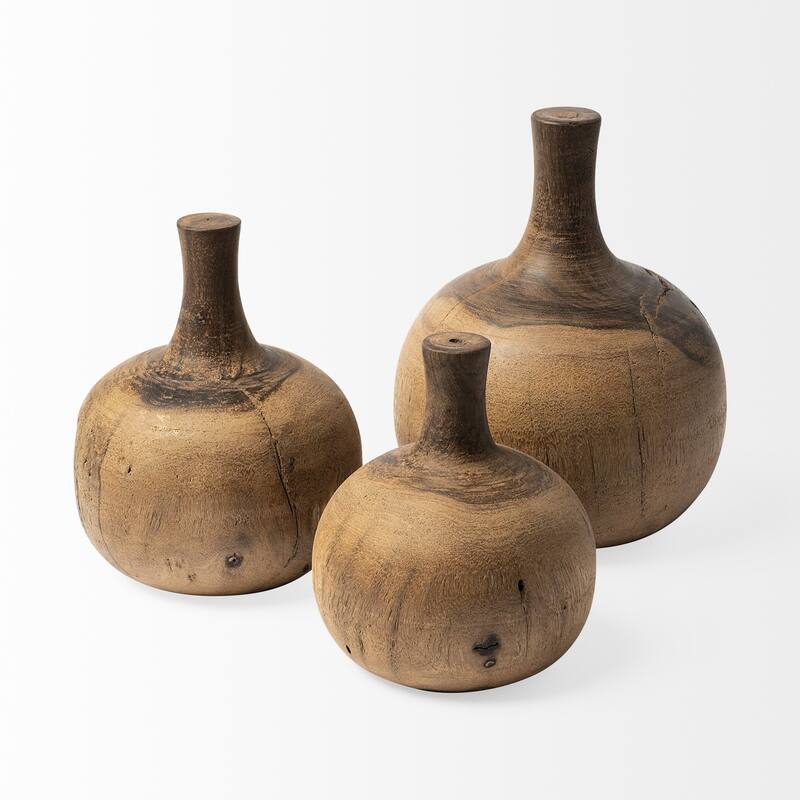 Vase Shaped Wooden Décor Piece