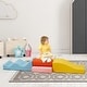 preview thumbnail 22 of 38, EROMMY Soft Foam Climbing Blocks for Toddlers Ages 1-3, Indoor Baby Climb and Crawl Playset in Classic & Macaron Colors