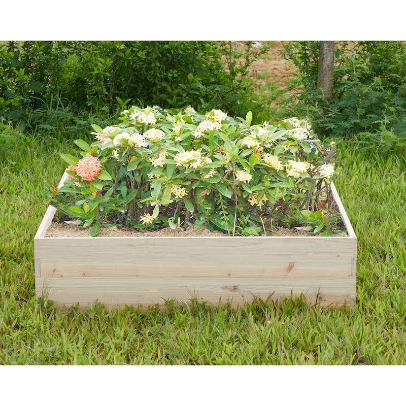 48"x48" Raised Garden Bed Planter Box for Vegetables