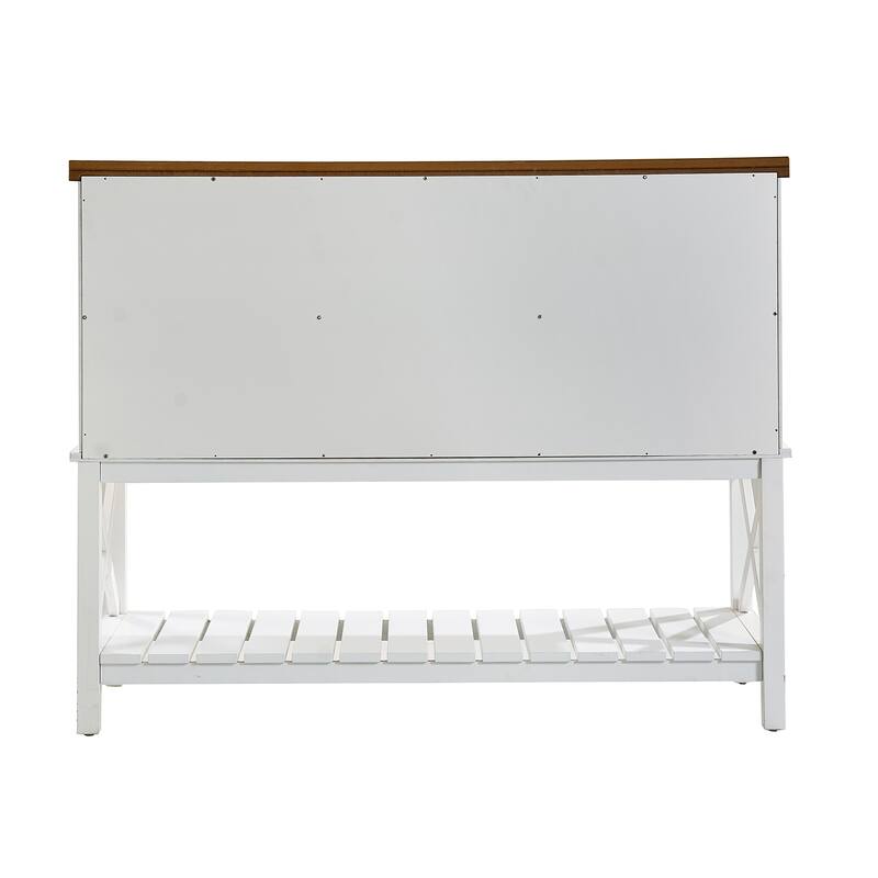 Bar Cabinet Console Table With 2-Door Cabinet & 1 Drawers,Coffee Bar,Wine Rack With Storage Shelf,Sofa Tables Buffet Sideboard