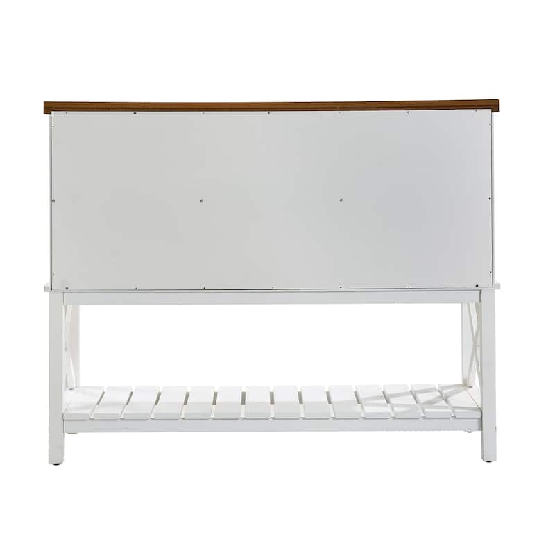 Bar cabinet Console Table with 2-Door Cabinet & 1 Drawers