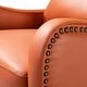 preview thumbnail 140 of 166, Brigida Multifunctional Modern Genuine Leather Nailhead Trim Recliner with Adjustable Footrest Set of 2 by HULALA HOME