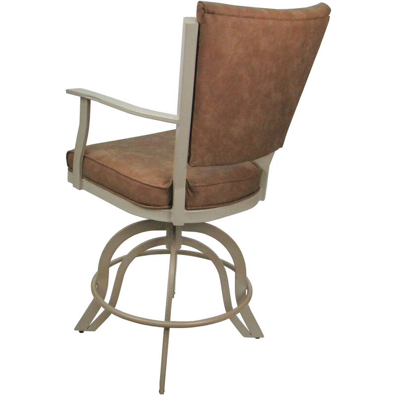 Montana Beige Swivel Tilt Metal 30" or Counter 26" Bar Stool