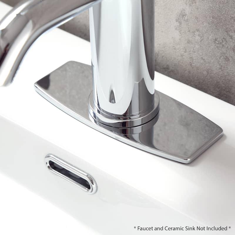 Luxier 6 in Bathroom Sink Faucet Hole Cover Deck Plate Escutcheon