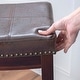 preview thumbnail 16 of 19, Linon Willamette Backless Barstool with Faux Leather Seat (Set of 2)