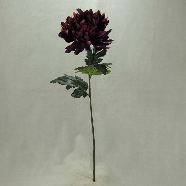 Shop 2 Pcs, 27 Inch Long Artificial Large Mum Stem Boasts ...