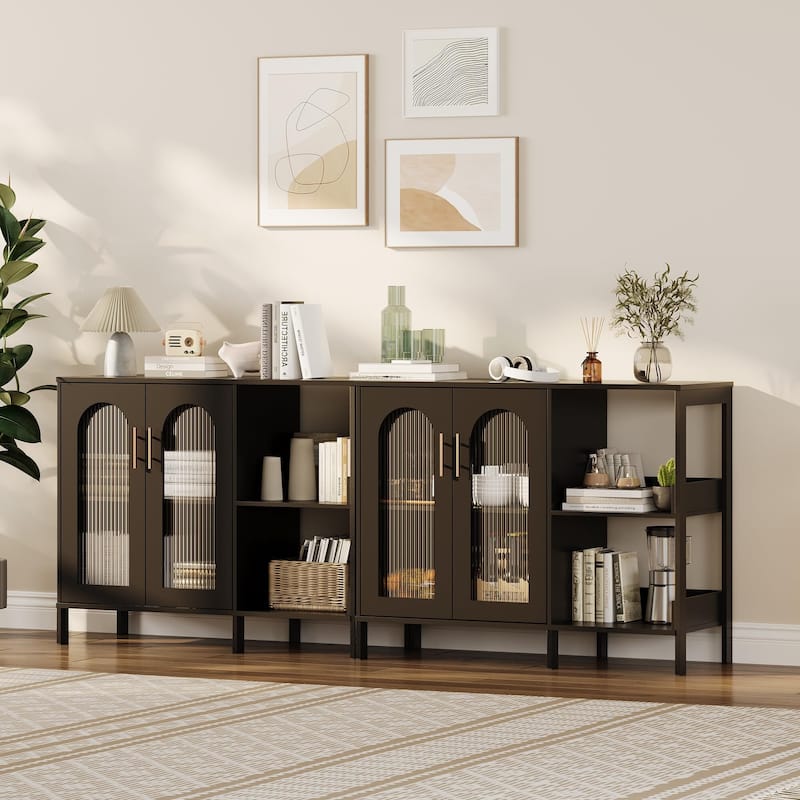 Sideboard Buffet Cabinet with Storage 39.4''