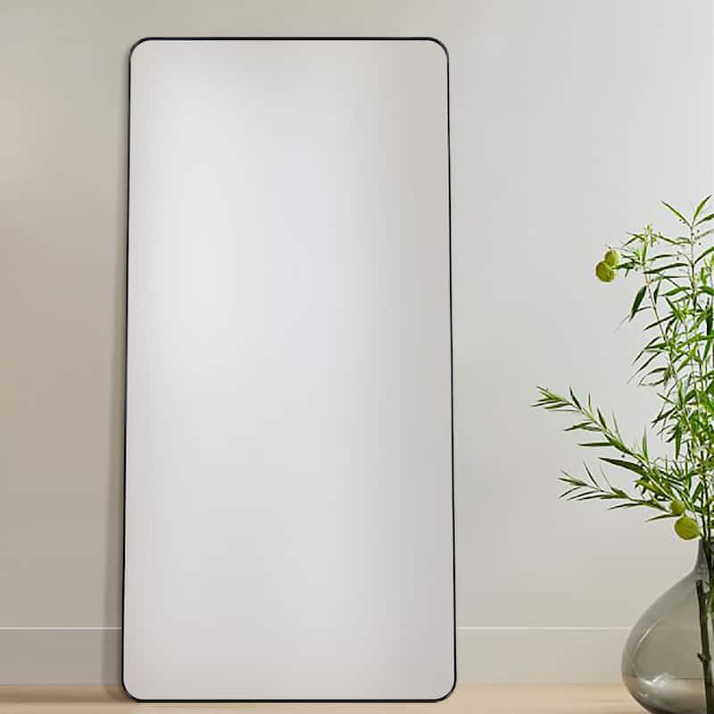 TEHOME Javeion Metal Framed Floor Mirror