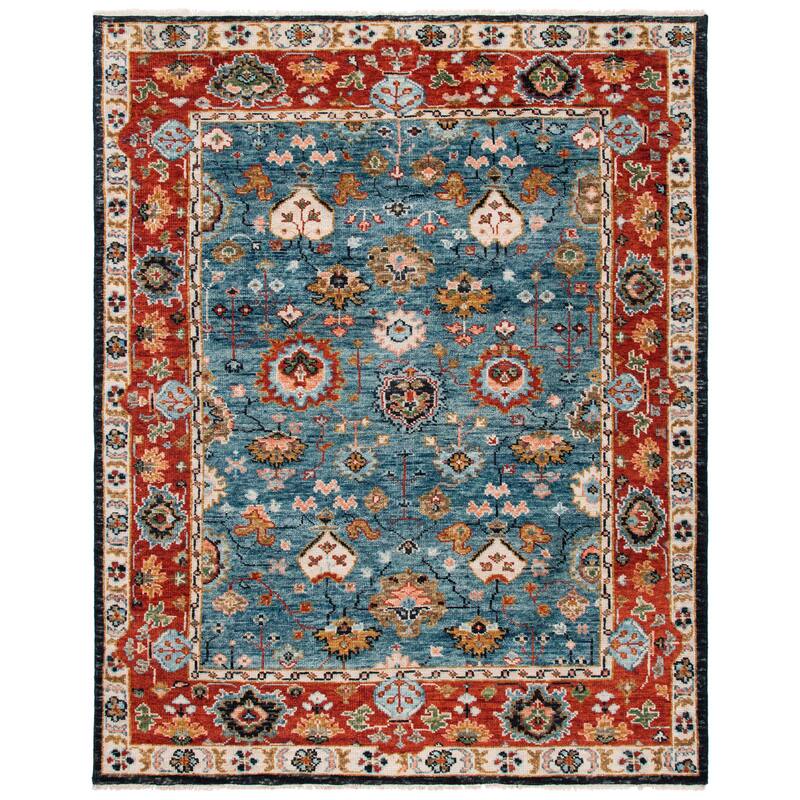 SAFAVIEH Hand-Knotted Samarkand Rosemonde Wool Rug