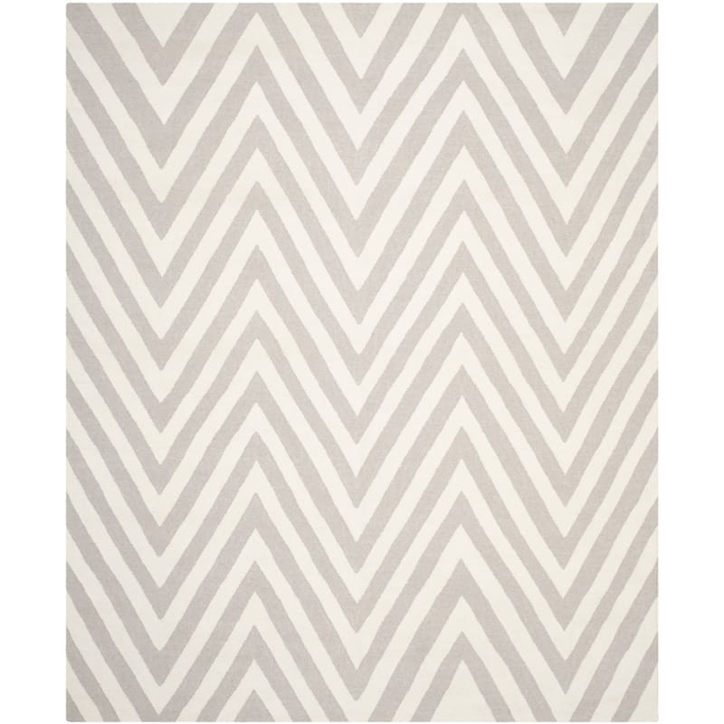 SAFAVIEH Hand-woven Moroccan Reversible Richelle Dhurrie Chevron Reversible Dhurrie Blue