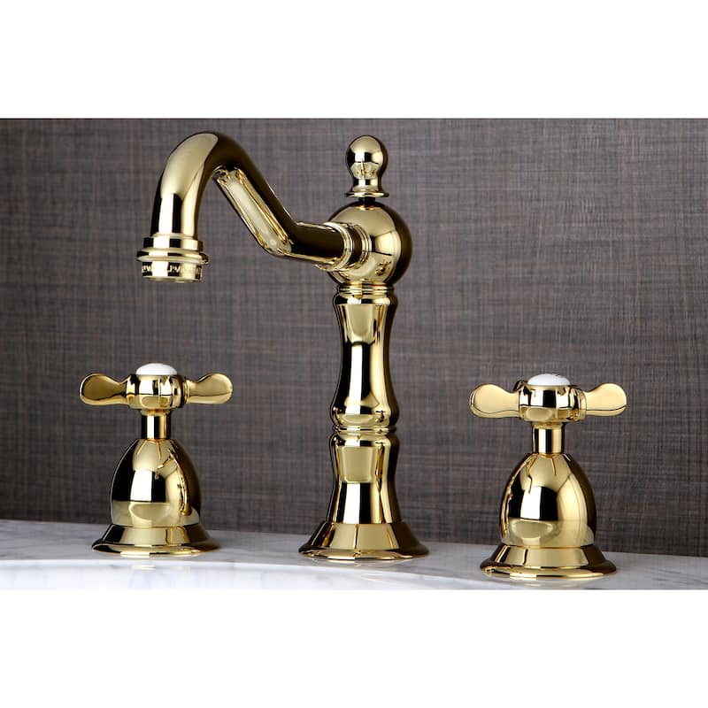Kingston Brass Essex 8 in. Widespread Bathroom Faucet - Polished Brass
