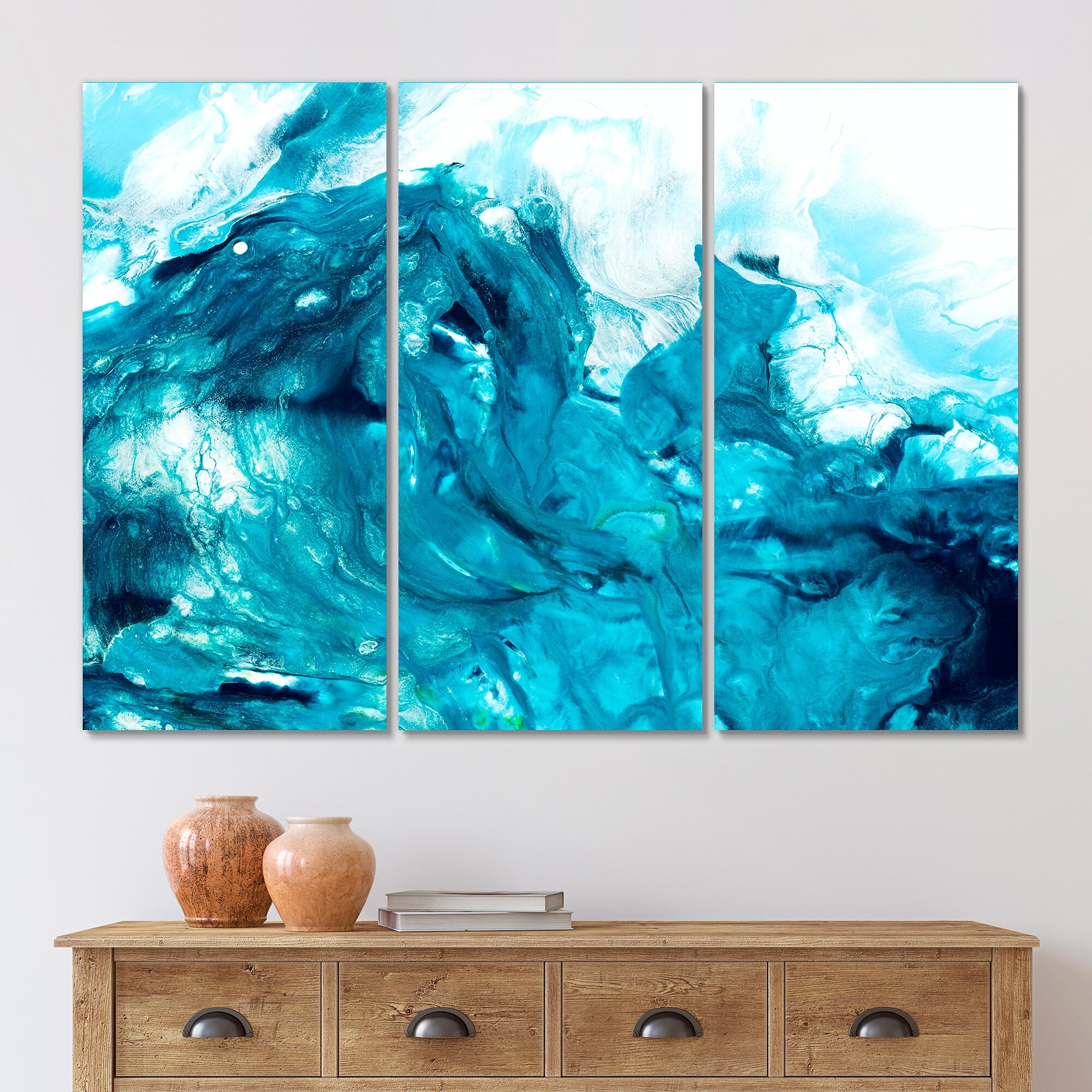 The Art of e Quaintance　Blue Designart 