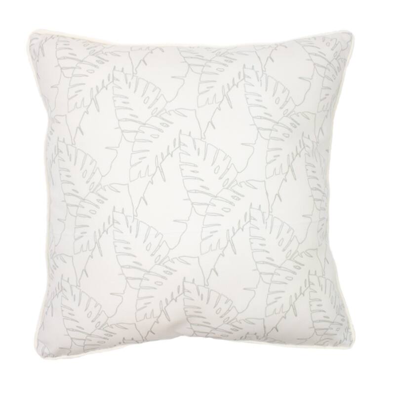 Jiti Outdoor Waterproof Custom Printed Minimal Monstera Leaves Patterned Square Throw Pillows Cushions for Pool Patio Chair