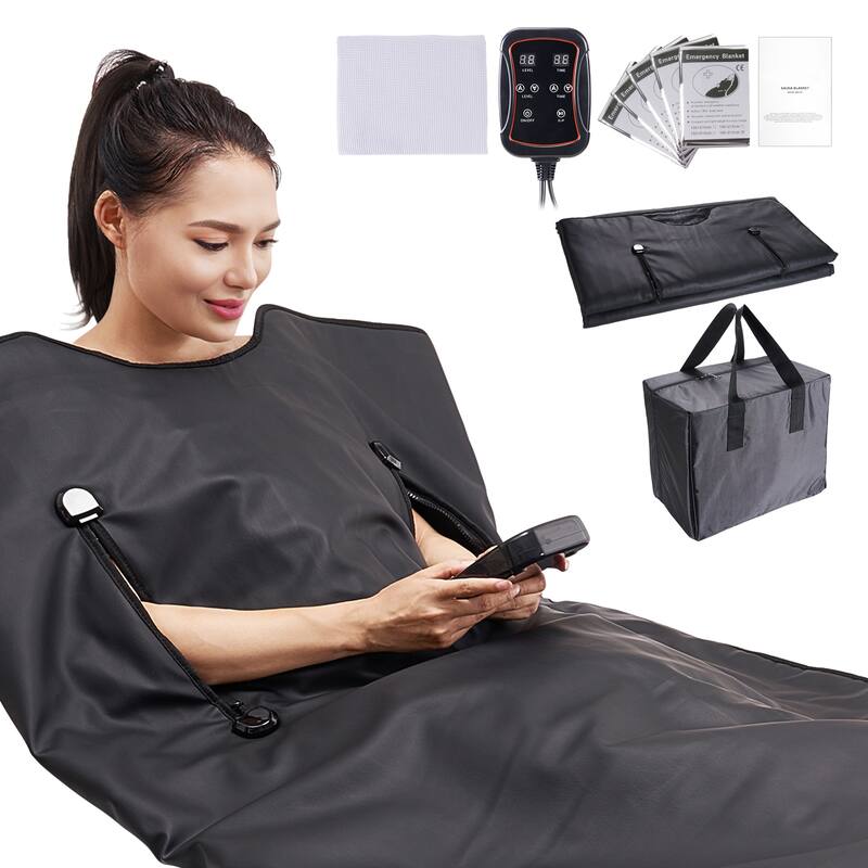 Sauna Blanket for Detoxification Therapy Stones & Carbon Fiber Heating