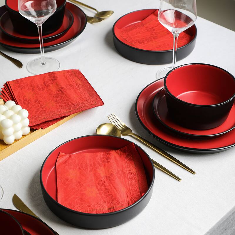 Stone Lain Stoneware Pasta Bowls Set