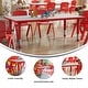 preview thumbnail 8 of 41, 23.625"W x 47.25"L Plastic Adjustable Activity Table-School Table for 6