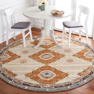SAFAVIEH Handmade Aspen Zoea Moroccan Boho Wool Rug