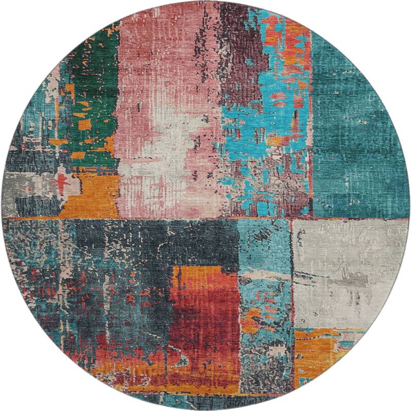 Premium Washable Super Soft Contemporary Geo Mayfield Rug