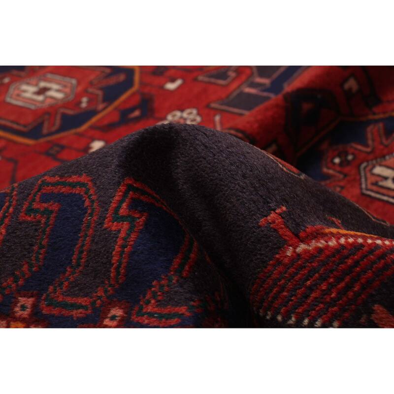 ECARPETGALLERY Hand-knotted Anadol Navy, Red Wool Rug - 5'3 x 9'5