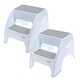 preview thumbnail 1 of 6, Dreambaby Toddler & Me 2 Step Stool- Grey