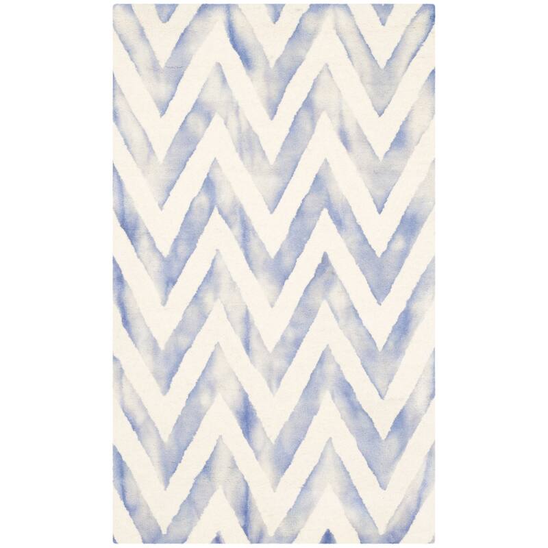 SAFAVIEH Dip Dye Erkhild Hand-tufted Wool Chevron Area Rug