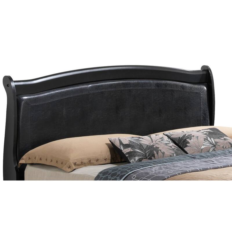 Full Size Traditional Platform Bed with Sturdy Particle Board Construction and Easy Assembly