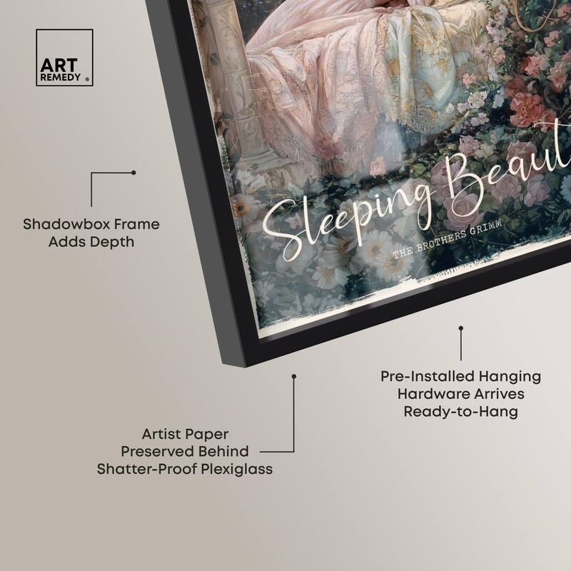 Classic Sleeping Beauty Shadowbox by Art Remedy