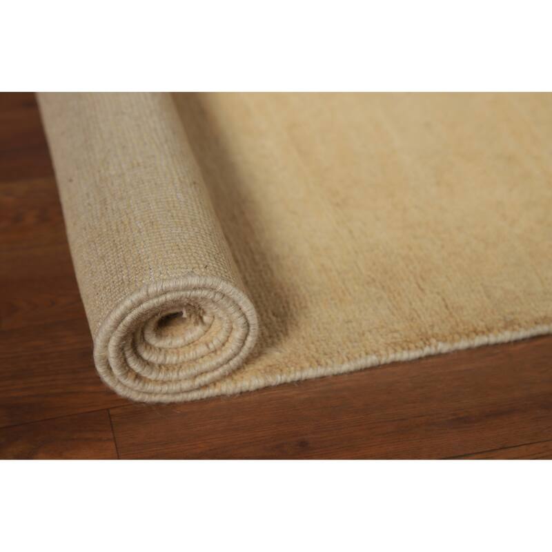 Gabbeh Oriental Foyer Rug Accent Hand-Knotted Wool Carpet - 3'4"x 5'0"