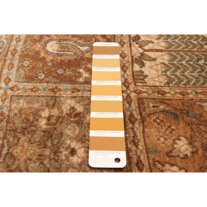 ECARPETGALLERY Hand-knotted Andelz Brown Wool Rug - 3'5 x 4'4
