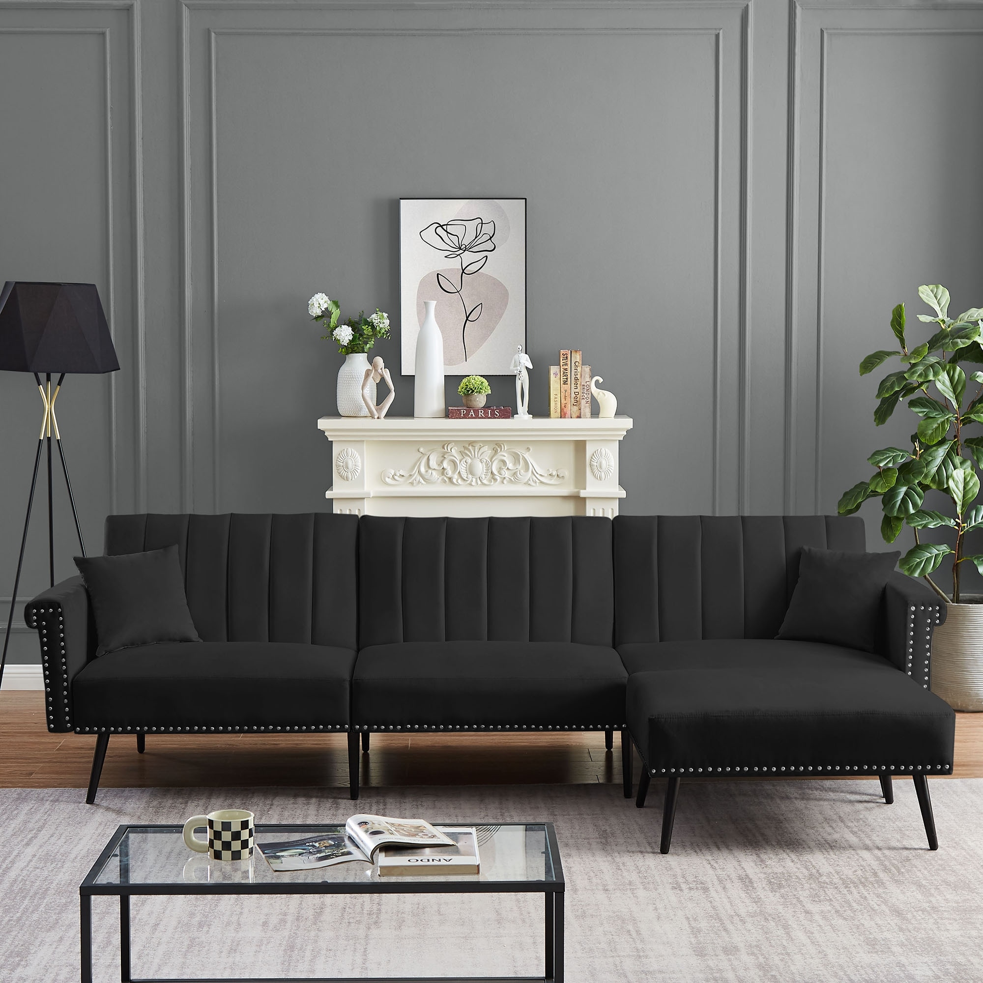 Folding modular top sofa couch