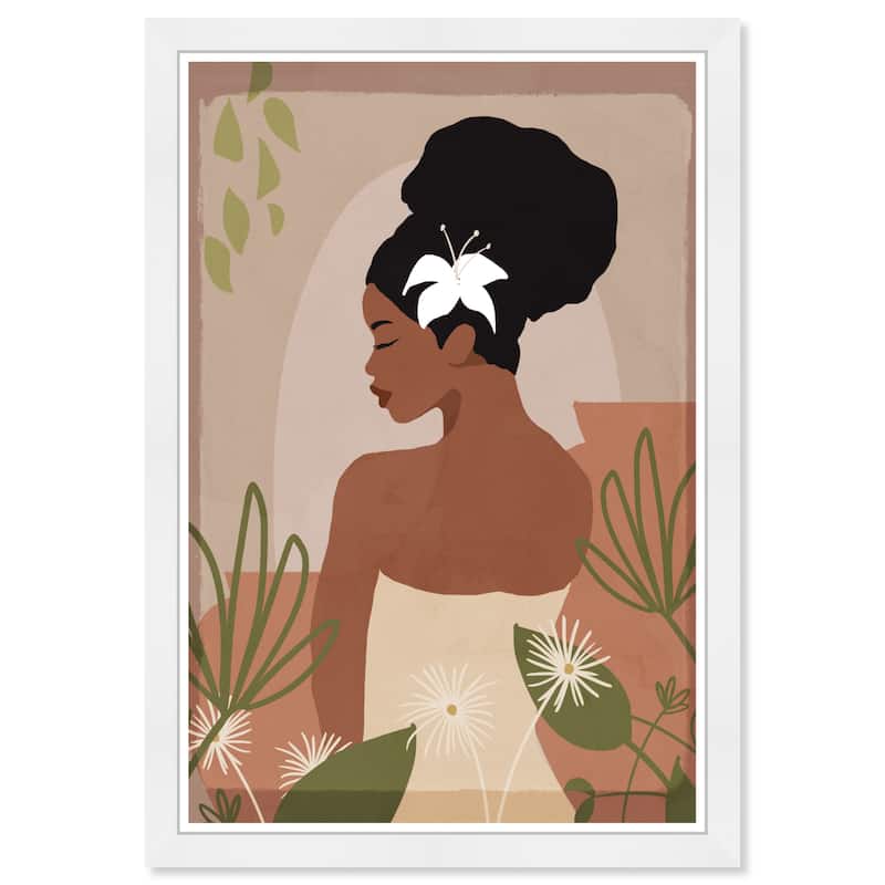 Wynwood Studio Prints Floral and Botanical In Terracotta Dreams Brown and Modern & Contemporary Wall Art Canvas Print