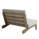 preview thumbnail 36 of 72, Patio Teak Wood Outdoor Loveseat with Cushion