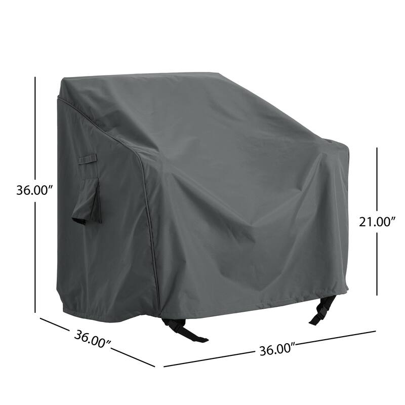 Roomfitters Outdoor Club Chair Shield Covers, Water-resistant and Easy to Clean, Set of 2