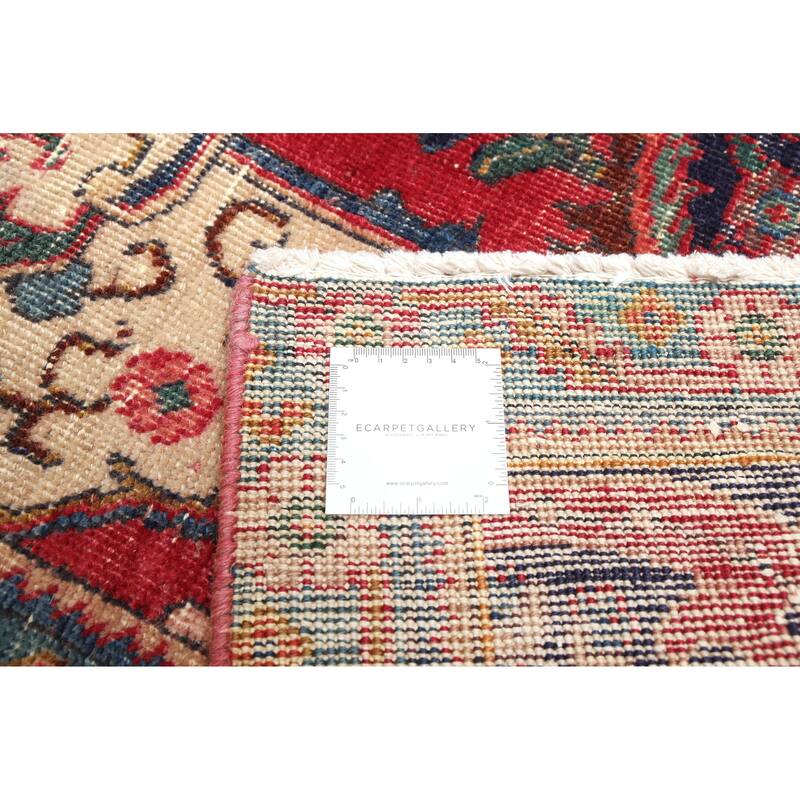 ECARPETGALLERY Hand-knotted Antalya Vintage Red Wool Rug - 9'2 x 11'9