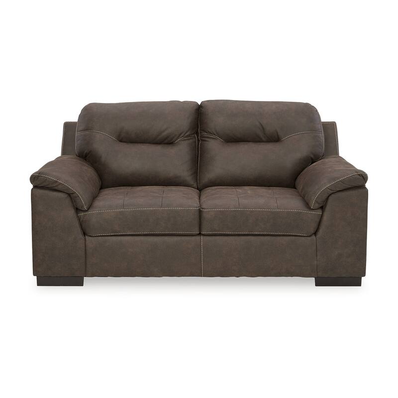 Signature Design by Ashley Maderla Brown 2-Piece Upholstery Package - 96"W x 40"D x 38"H