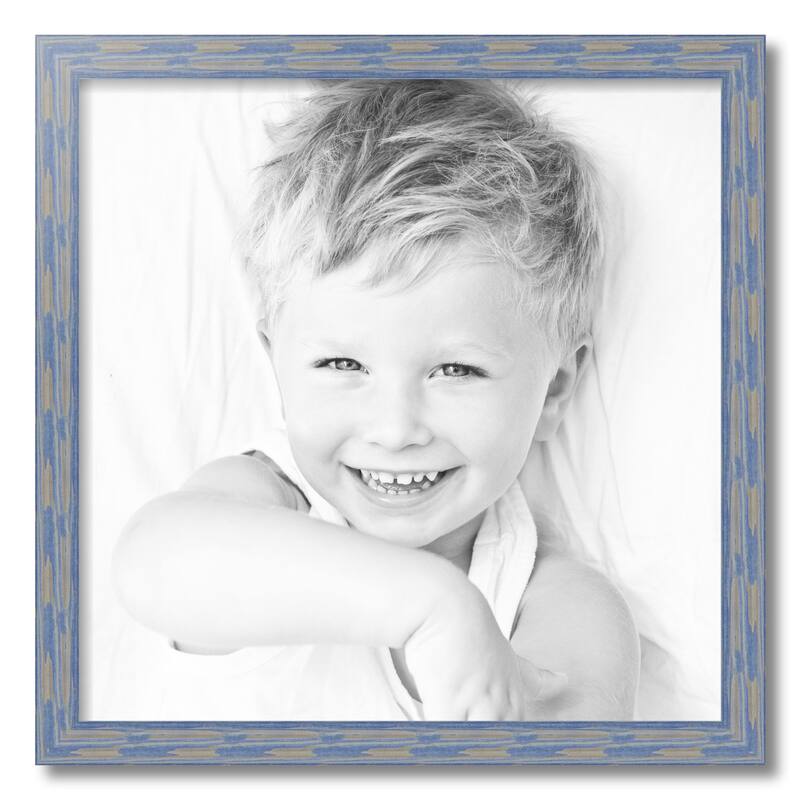 ArtToFrames Rustic Waves 22x22 Inch Picture Frame, 1.50 Inch Wood Poster Frame Available in Multiple Colors (56673-22x22)