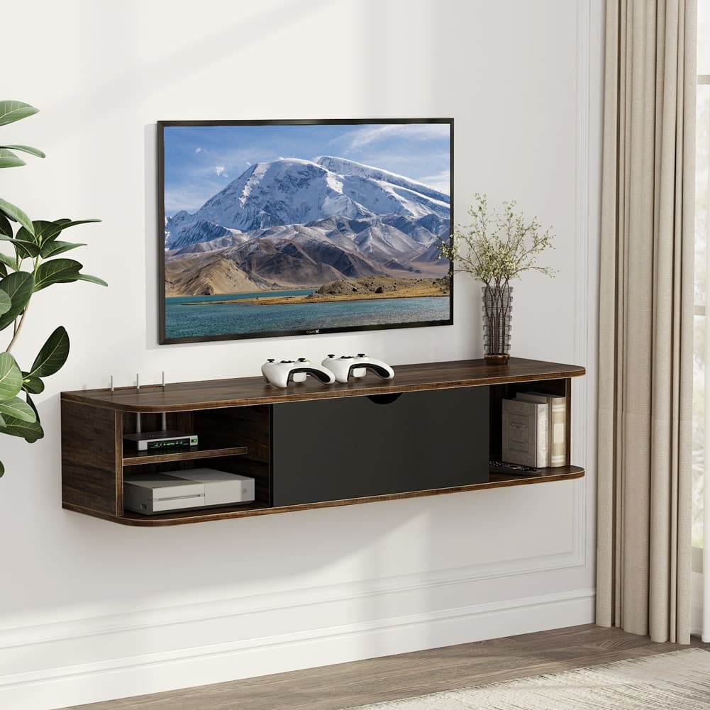 Wall Mounted Media Console Floating TV Stand