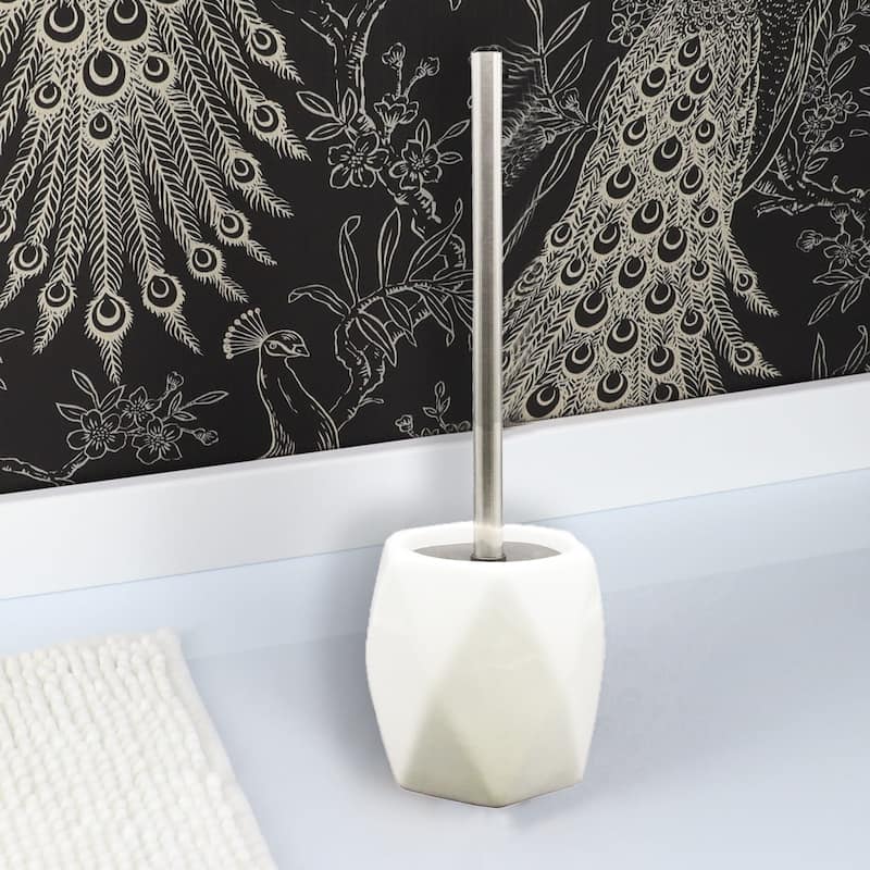 Diamond Bath Set Accessories White or Black