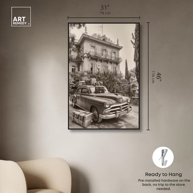 Pack Up the Car Canvas by Art Remedy