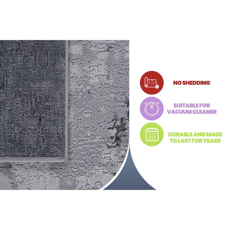 MARFI Collection Ivory / Sand / Abstract Non-Shedding Doormat Rug