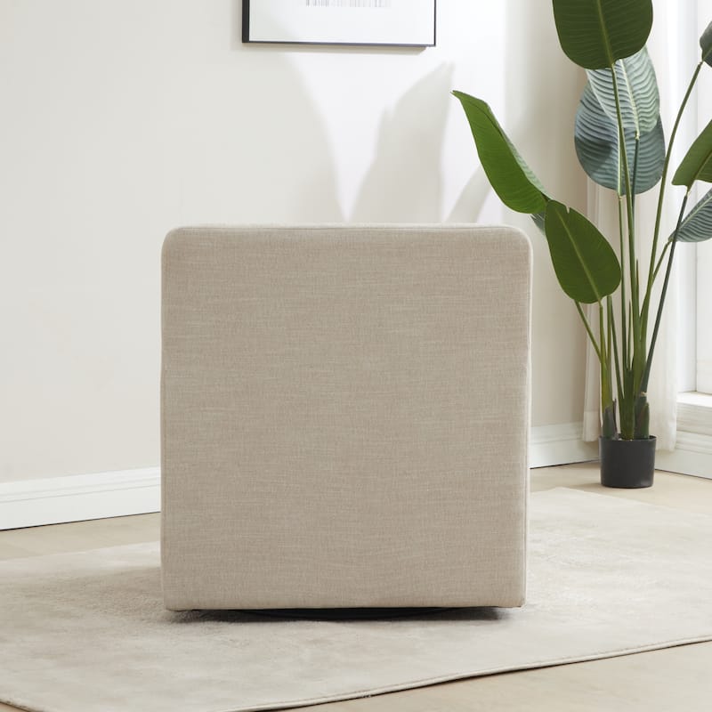 Tobias Swivel Accent Chair with Nailhead Trim by Greyson Living