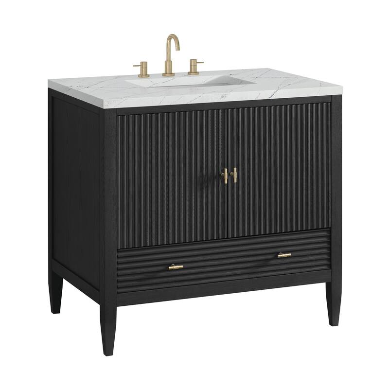 James Martin Vanities 485-V36-3ENC Myrrin 36" Single Basin Wood Vanity