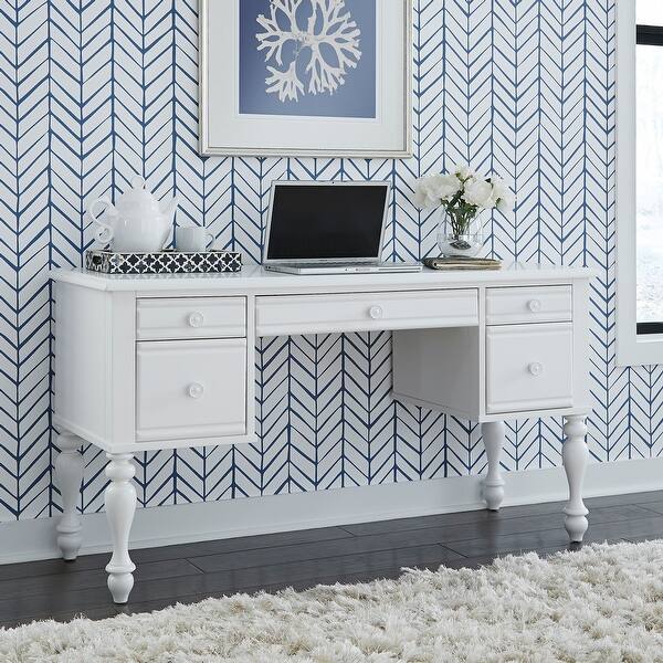 Summer House I Oyster White Vanity Desk On Sale Overstock 25994493