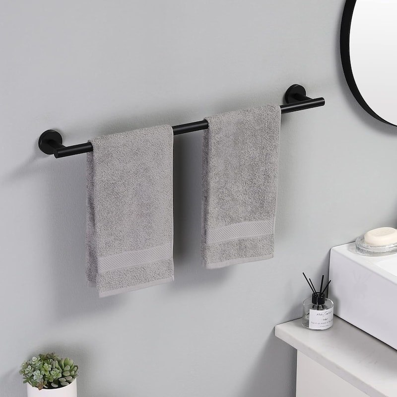 304 Stainless Steel Wall Mounted Towel Bar Towel Rack - 30in