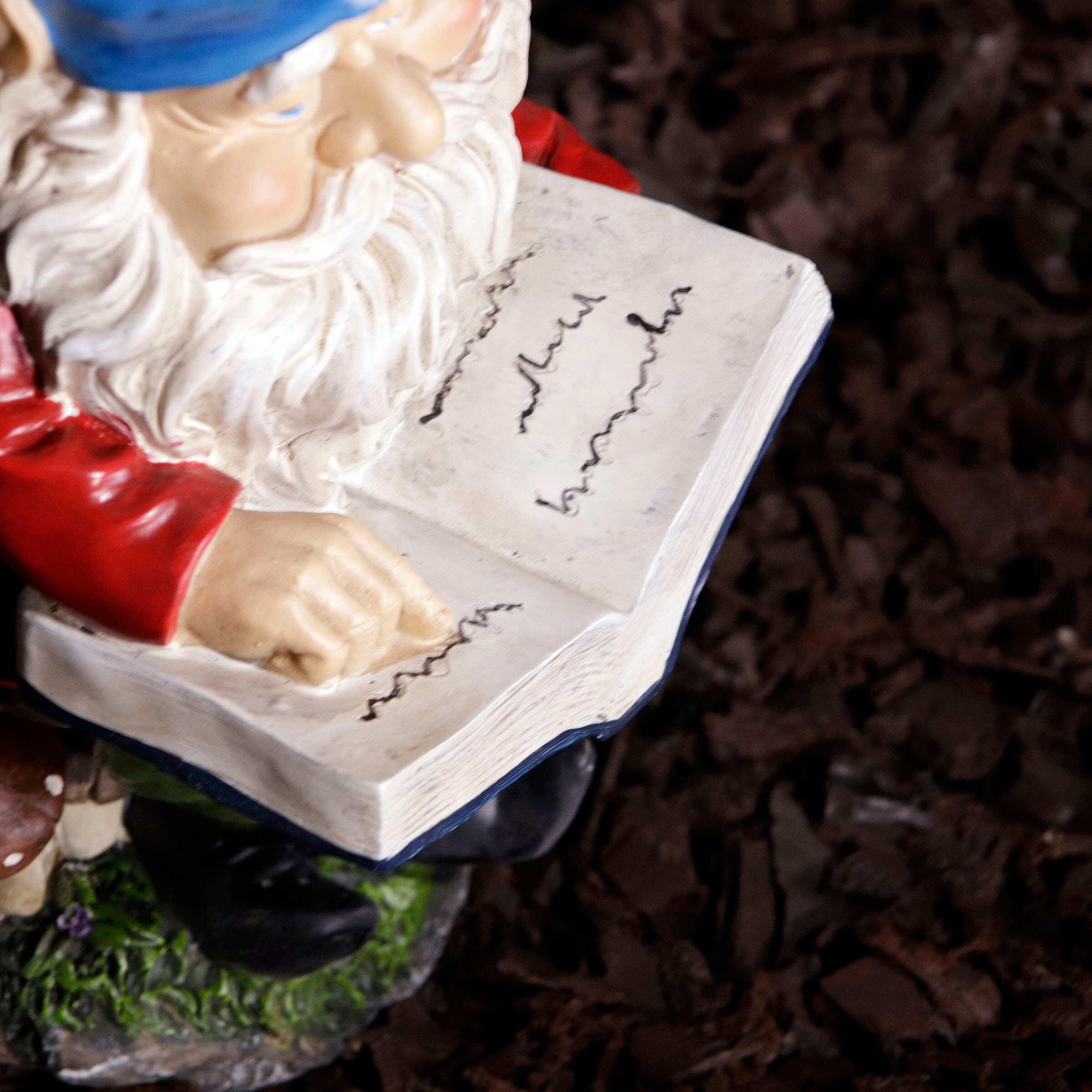Alpine Gnome Reading A Book Statue 14 Inch Tall Overstock 9514454