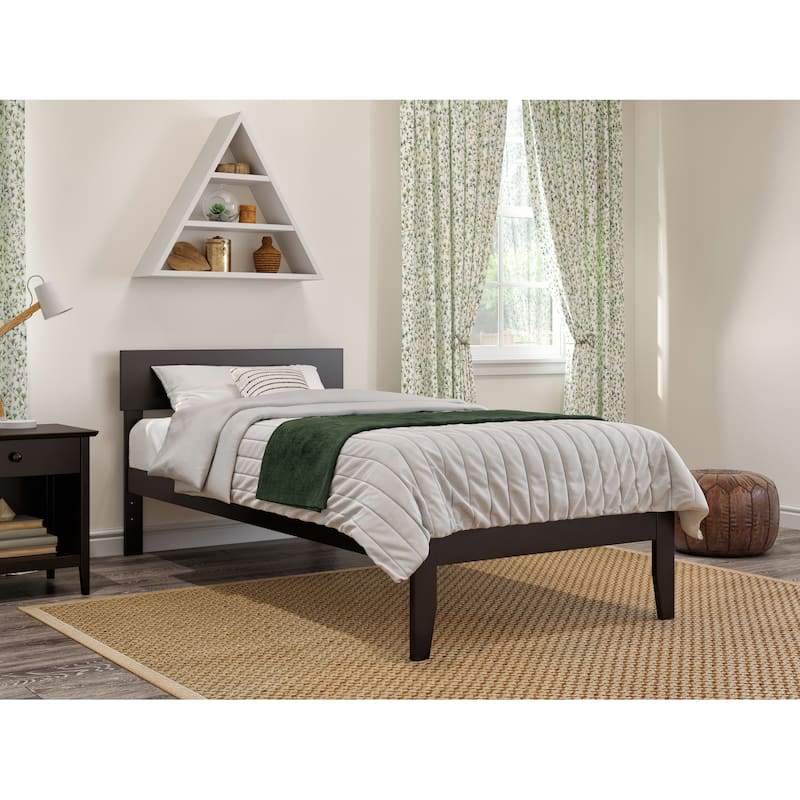 Boston Twin XL Platform Bed in Espresso