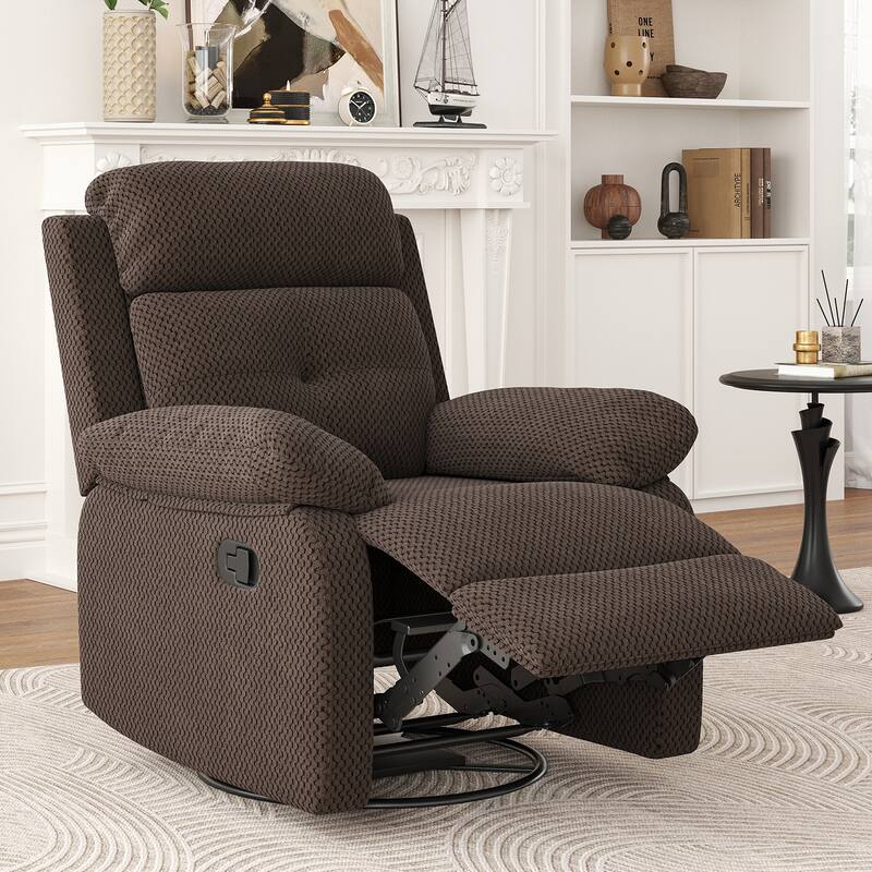 Small Rocker Swivel Recliner Chair for Adults Women for Small Spaces, Bedroom, Living Room