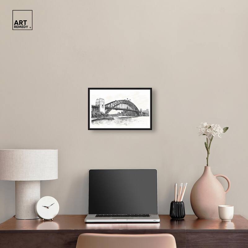 Lines of the Bridge Canvas by Art Remedy